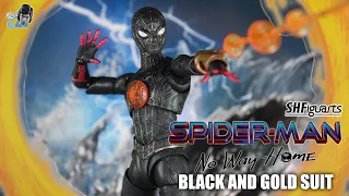 S.H Figuarts Spiderman Black and Gold Suit | Spiderman: No Way Home Action Figure