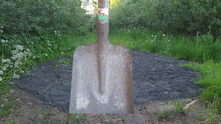 Как насадить лопату плотно