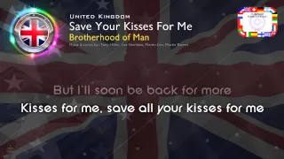 [1976[ Brotherhood of Man - "Save Your Kisses For Me" (United Kingdom)
