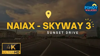 NAIAX Skyway 3 Sunset Drive | Paranaque to Quezon City | Manila Philippines | 4K | Episode 1