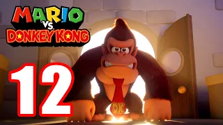 Mario Vs. Donkey Kong Walkthrough Gameplay Part 12 - World 1+ Mario Toy Company