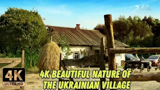 4K Ultra HD Beautiful nature of the Ukrainian village Красота українського села