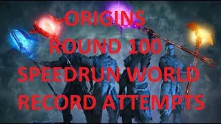 Origins BO3 Round 100 Speedrun World Record (starts at 51 mins)