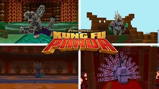 Kung Fu Panda | Minecraft DLC | ALL BOSSES