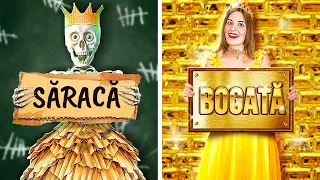 ELEVA SĂRACĂ VS ELEVA BOGATĂ || Idei DIY amuzante! Ghid școalar de supraviețuire – 123 GO! TRENDS