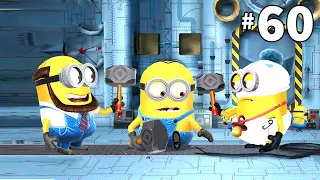 Minion rush Dave minion Baby minion and Grandpa minion at Gru's Lab | LEVEL 305 - 309 | EPISODE 60