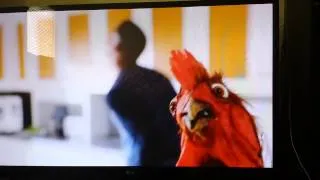 A haunted house 2 chicken fight