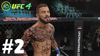 Road To The G.O.A.T. 3 🐐 : UFC Debut : EA Sports UFC 4 Career Mode : Part 2 (PS4)