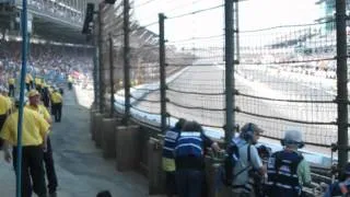 Indy 500 Final laps Sato Crash