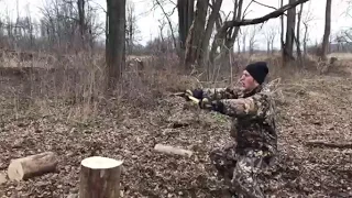 Meditative wood chopping techniques