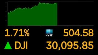 Dow Jones Industrial Index hits 30,000 for the first time amid vaccine hope