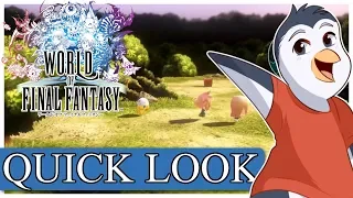 World of Final Fantasy Maxima - Quick Look - Gotta catch em all (Nintendo Switch)
