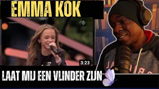 "Emma Kok Stuns in 'Laat mij een vlinder zijn' LIVE at Zapp Muziekfeest op het plein -Kings React 🦋✨