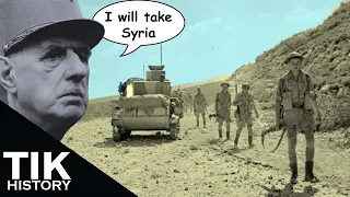 Why did Churchill and De Gaulle invade Syria in 1941?