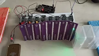 MCP23017 PCB blinking LEDs