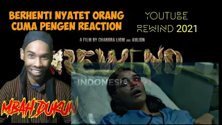 REACTION REWIND INDONESIA 2021! AKHIRNYA MBAH DUKUN IKUT LANGSUNG! SAMPE MERINDING!