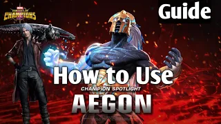How to use Ægon |Guide| Marvel Contest of Champions