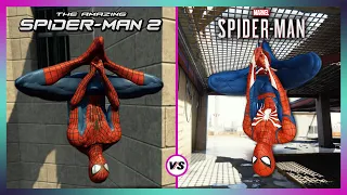 The Amazing Spider-Man 2 vs Marvel's Spider-Man - Gameplay Physics and Details Comparison