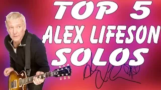 Top 5 Alex Lifeson Solos | Vlog #11