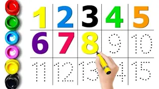 Counting | 123 | 1 to 20 Counting for Nursery | Painting Drawing and Coloring for kids and Toddlers