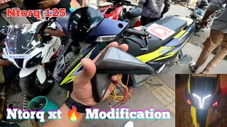 Modification on Ntorq xt 125 🔥| Karol bagh| Plz Support 🫶 Do Subscribe and Like ❤️