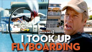 Mike Rowe Attempts Flyboarding and it Goes as You'd Expect | Somebody's Gotta Do It