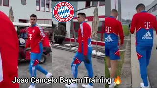 João Cancelo ARRIVES at Bayern training centre for first time | meets Kimmich, Muller,Sommer,Musiala