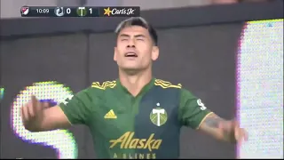 Felipe Mora Goal (10') - Great Header | Portland Timbers 1 - 0 Minnesota United FC