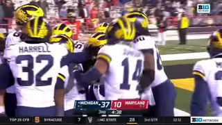 Michigan "Throw Back" Kick Return TD vs Maryland | 2021 College Football