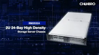 CHENBRO RM25324: 2U 24-Bay High Density Storage Server Chassis