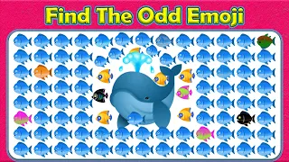 Find The Odd Emoji | GAME #33 | Emoji Puzzle Quiz