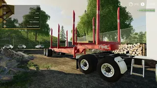 FS19 - How to make a log road train