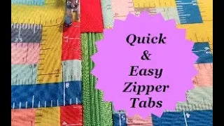 Tips'n'Tricks Tuesday   How to make Quick and easy Zipper Tabs