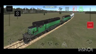 Я проїхався на 1 експресі в грі Train and rail yard simulator