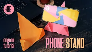 Origami Phone Stand | How to Make Paper Smartphone Holder | Homemade Easy Tutorial