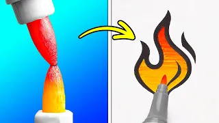 Genius Art Ideas, Simple Drawing Hacks And Cool Painting Tricks To Create A Real Masterpiece