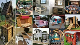 Wooden decoration variety idea।। Garden  decoration wooden furniture।।