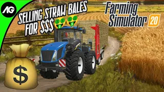 Selling Straw Bales For 🤑 | Farming Simulator 20 Gameplay Timelapse | FS 20 Hindi | FS 20 Gameplay