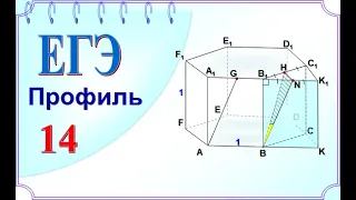 Угол между скрещивающимися прямыми Шестиугольная призма