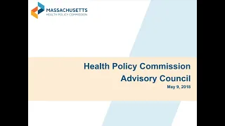 Meeting of the HPC's Advisory Council - May 9, 2018