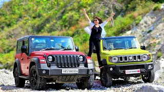 Jimny vs Thar 4X4 - Jimny के ज़बरदस्त Features जो Thar में नही है !