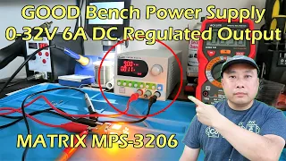 Variable 0-32V 6A Bench Power Supply MATRIX MPS-3206