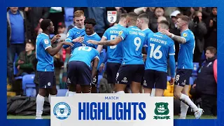 Highlights • The Posh 5-2 Plymouth Argyle
