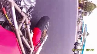 Crash on Ducati Monster 900!