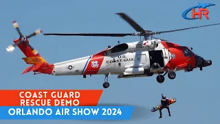 US Coast Guard Helicopter Search and Rescue Demo