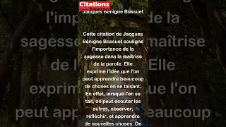 La sagesse humaine apprend beaucoup, si elle apprend à se taire. - Jacques Bénigne Bossuet