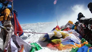 Mt. Everest summit 8848 m. May 23 2019. By Decurgez