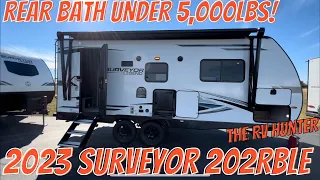 2023 Surveyor 202RBLE | Rear Bath | Under 5,000lbs RV