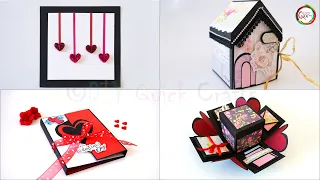 Valentines Day Gift Ideas | Scrapbook | Explosion Box | Gift Box | Gift for Him@diyquickcrafts