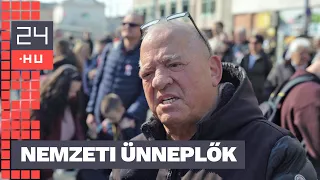 „Magyar Péter egy szakmát vesztett strici” – fideszes ünneplők a politikai botrányokról | 24.hu